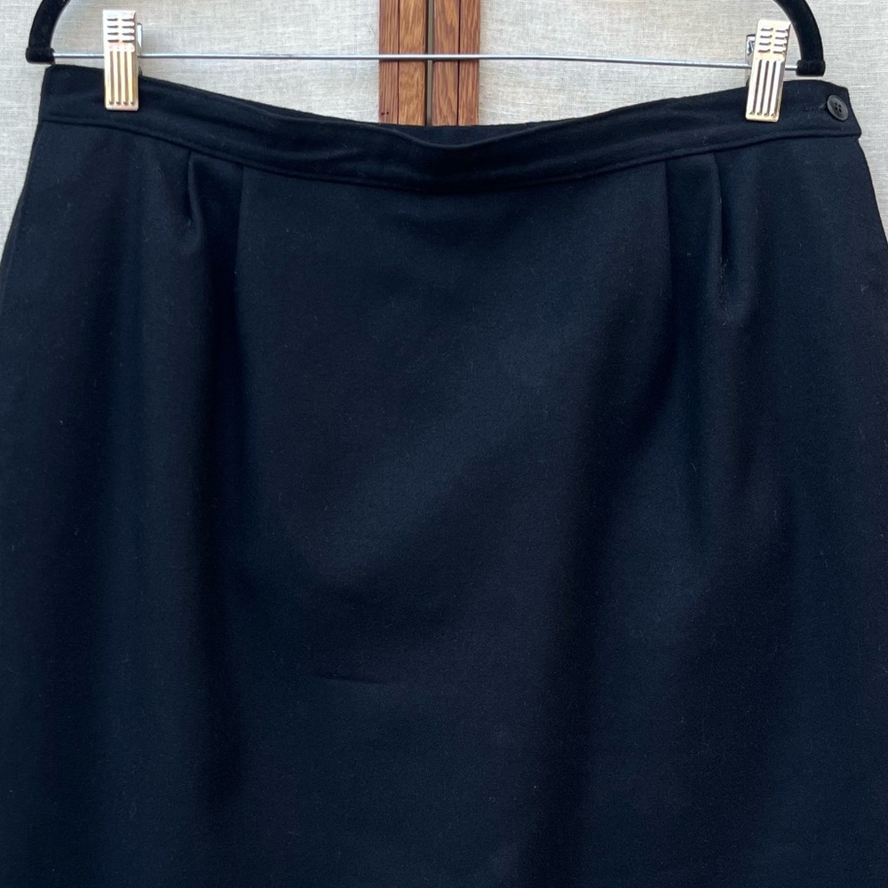 Vintage Pendleton Classic Black Wool Straight Lin… - image 3